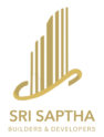 sri saptha builders & developers logo gold